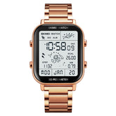 SKMEI 1888 Multifunctional Men 30M Waterproof Sports Stainless Steel Digital Wrist Watch